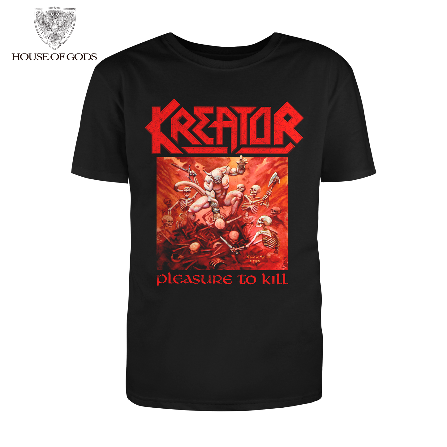 Polera Oficial Kreator - Pleasure to Kill - Negro