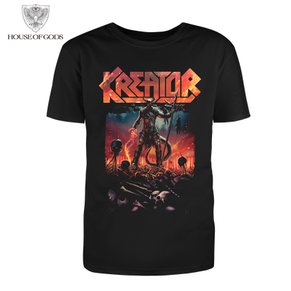 Polera Oficial Kreator - Warrior - Negro