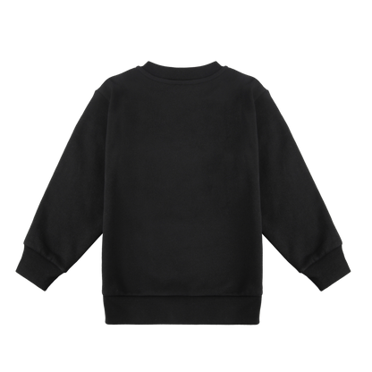 Poleron Crewneck Lucybell - Sesion 3000  - Negro