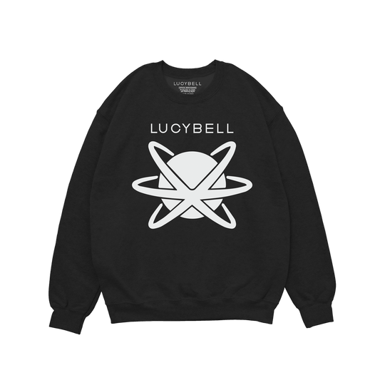 Poleron Crewneck Lucybell - Sesion 3000  - Negro