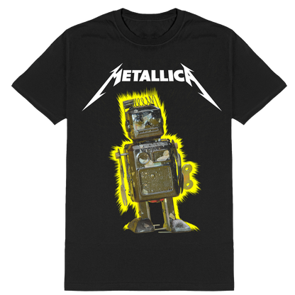 Polera Oficial Metallica - M72 Robot - Negro