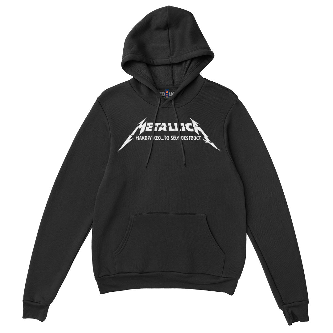 Poleron Hoodie Oficial Metallica - Hardwired To Self-Destruct - Negro