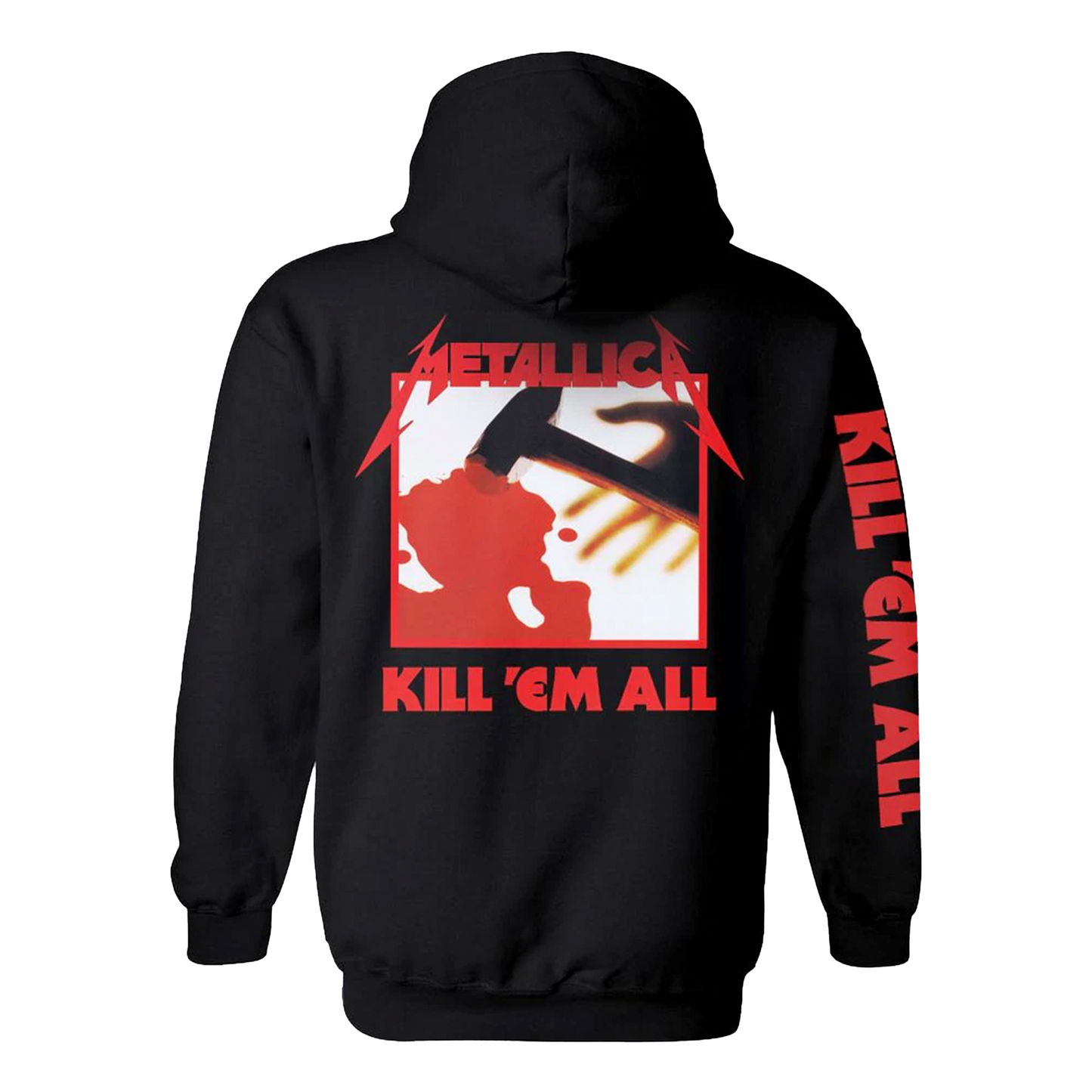 Poleron Hoodie Oficial Metallica - Kill 'Em All - Negro