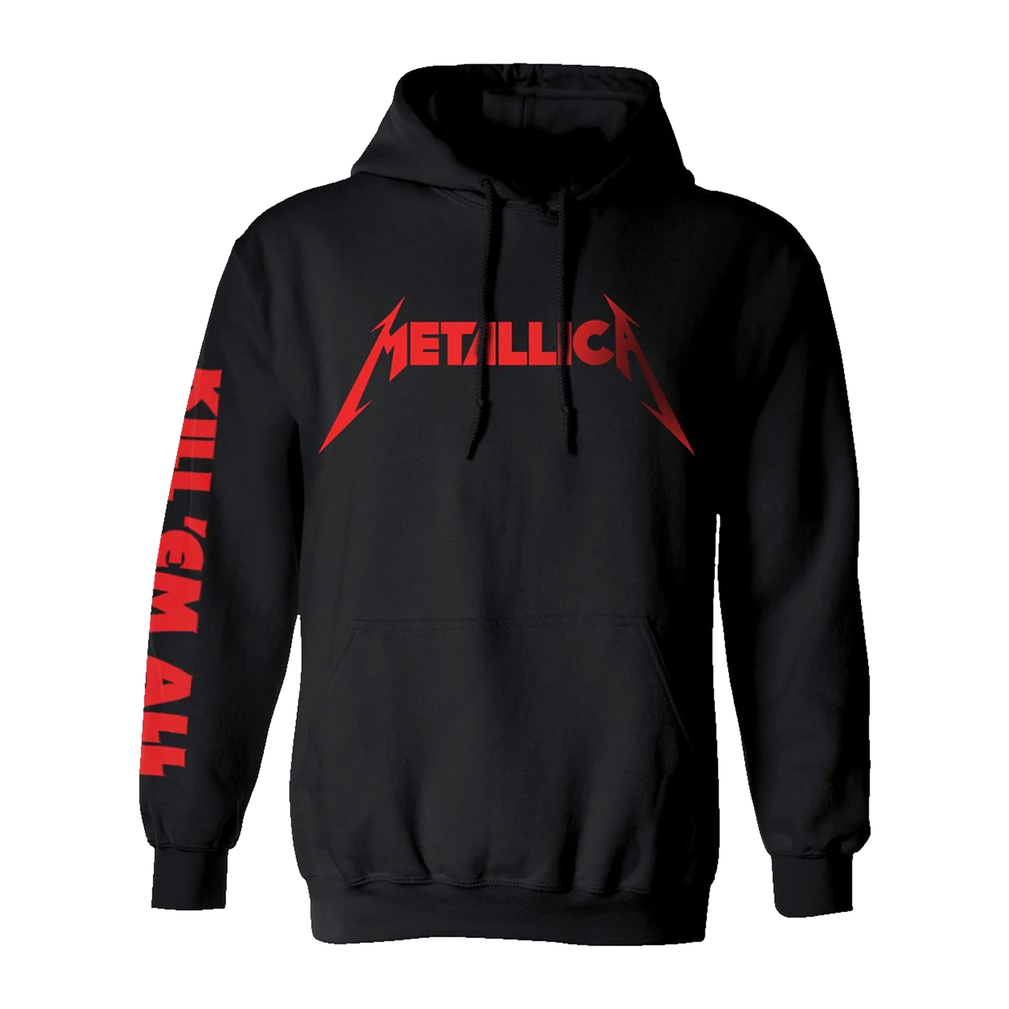 Poleron Hoodie Oficial Metallica - Kill 'Em All - Negro