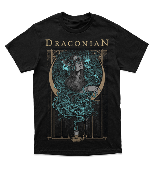 Polera Oficial Draconian - Sleepwalkers - Negro