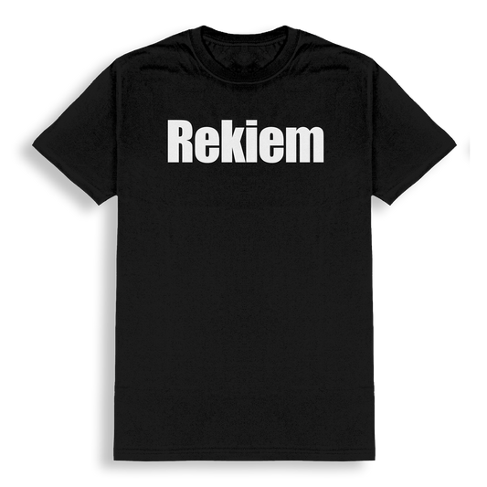 Polera Oficial Rekiem - Logo - Negro