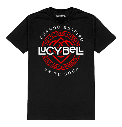 Polera Oficial Lucybell - Cuando Respiro en tu Boca - Negro