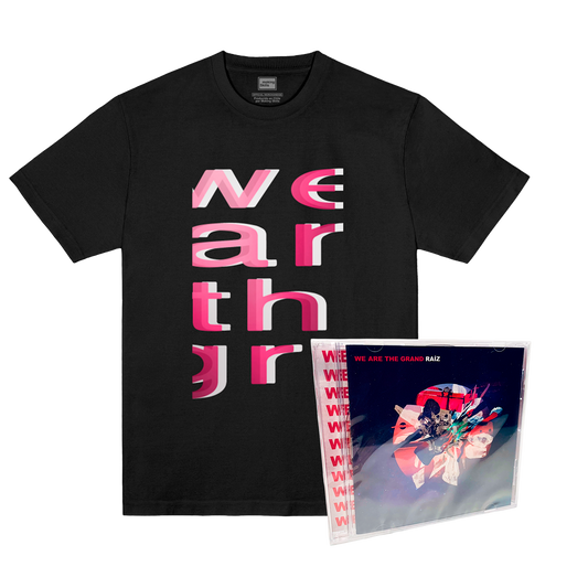 We Are The Grand - Pack - Polera wearthegra Negro + CD Raíz