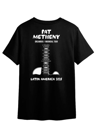 Polera Oficial Pat Metheny - Dreambox/Moondial Tour - Negro