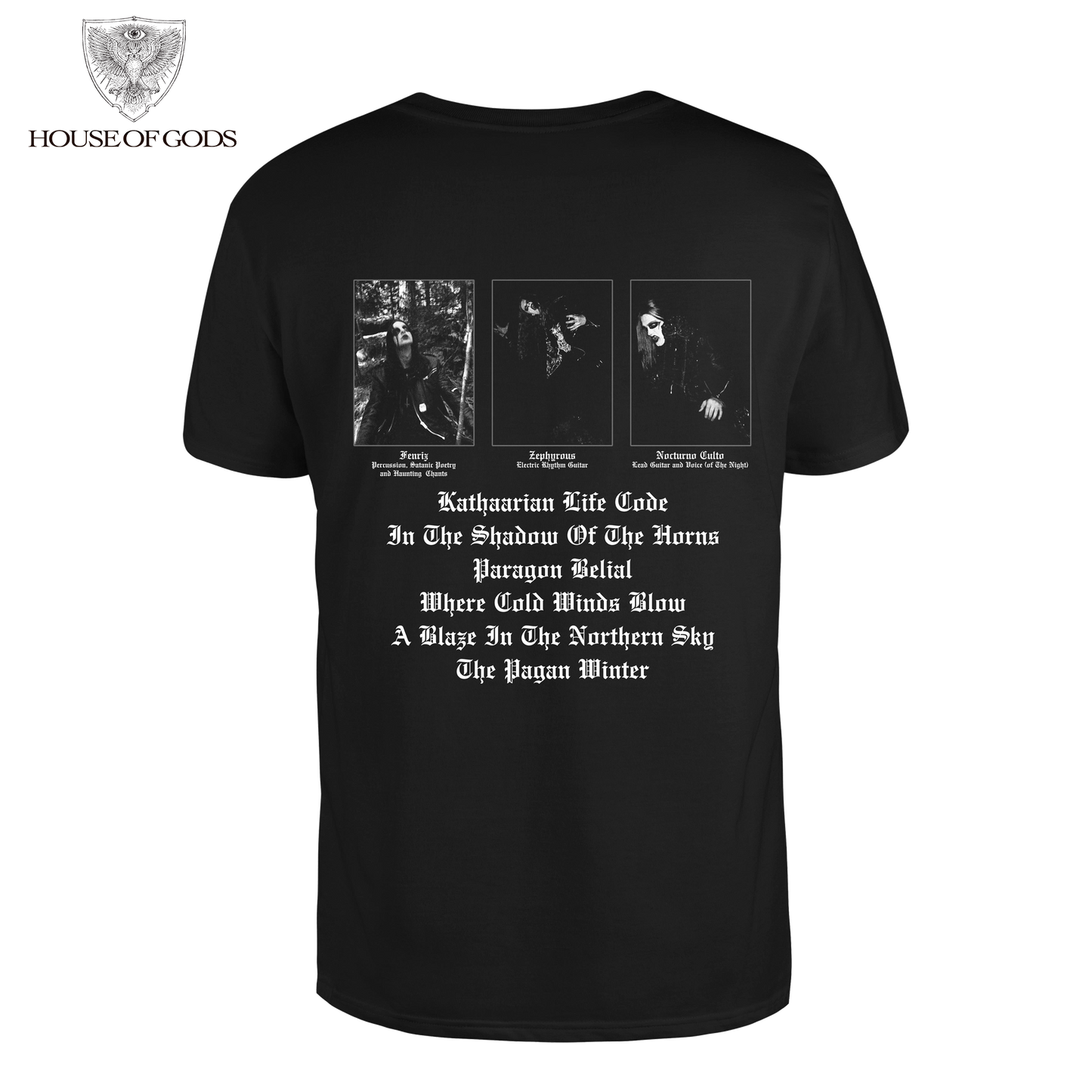 Polera Oficial Darkthrone - A Blaze in the Northen Sky - Negro