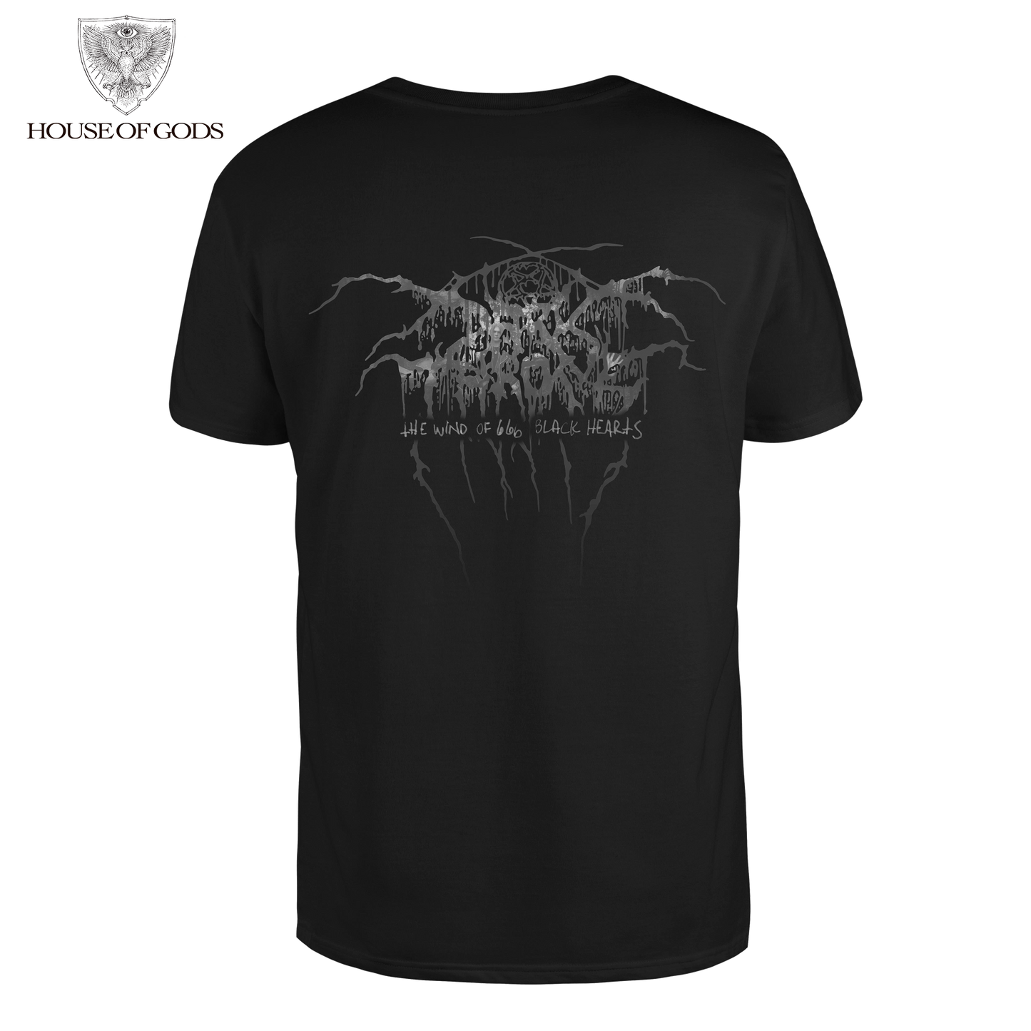 Polera Oficial Darkthrone - The Wind of 666 Black Hearts - Negro