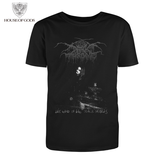 Polera Oficial Darkthrone - The Wind of 666 Black Hearts - Negro