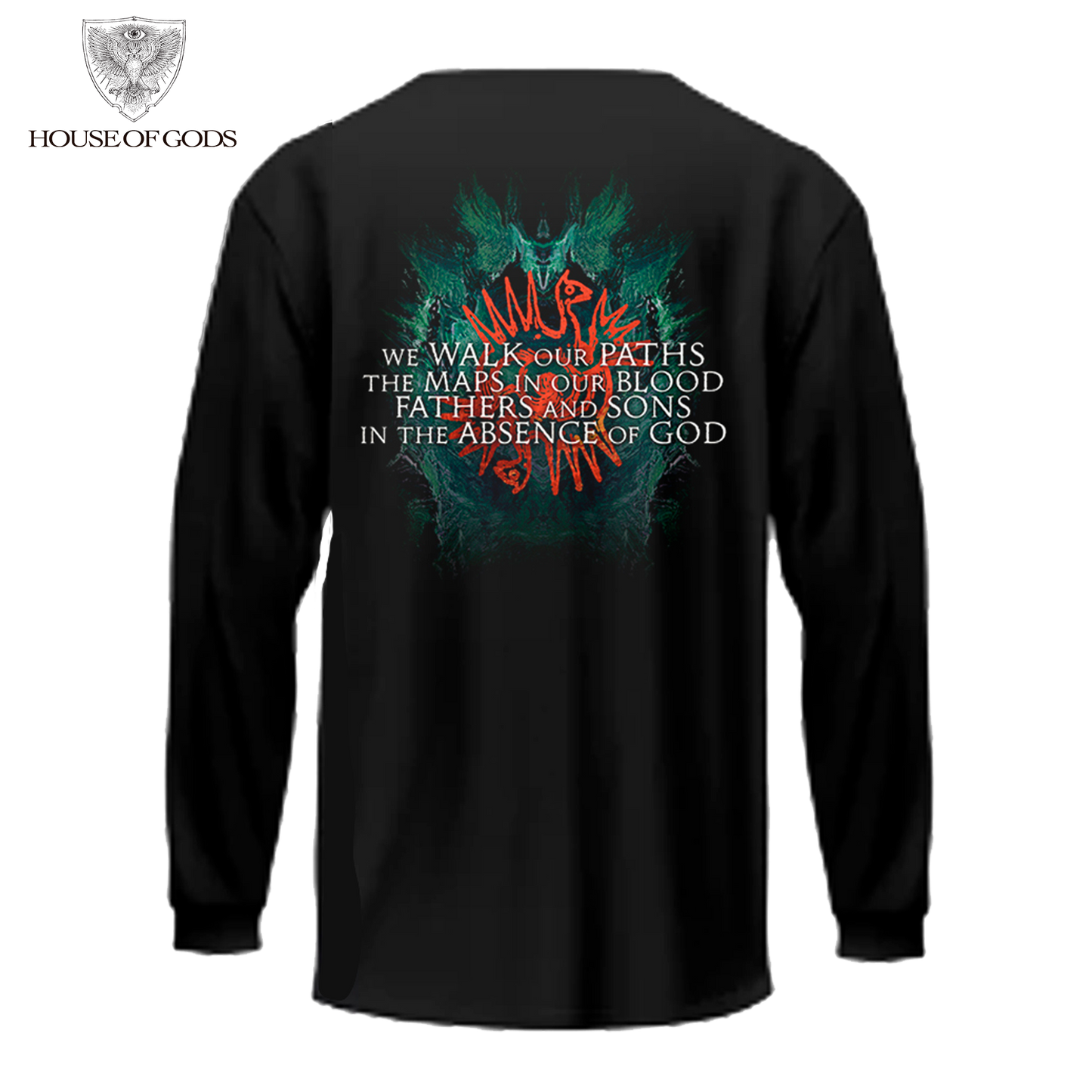 Polera Manga Larga Oficial Borknagar - Fall - Negro