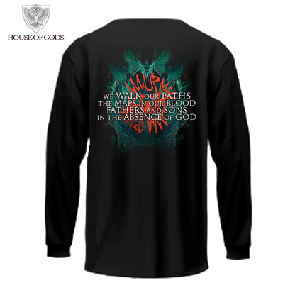 Polera Manga Larga Oficial Borknagar - Fall - Negro
