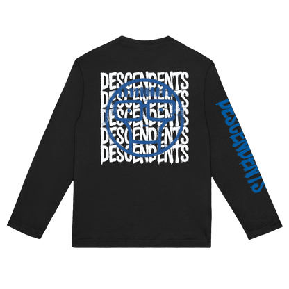 Polera Manga Larga Oficial Descendents - Spray Repeater - Negro