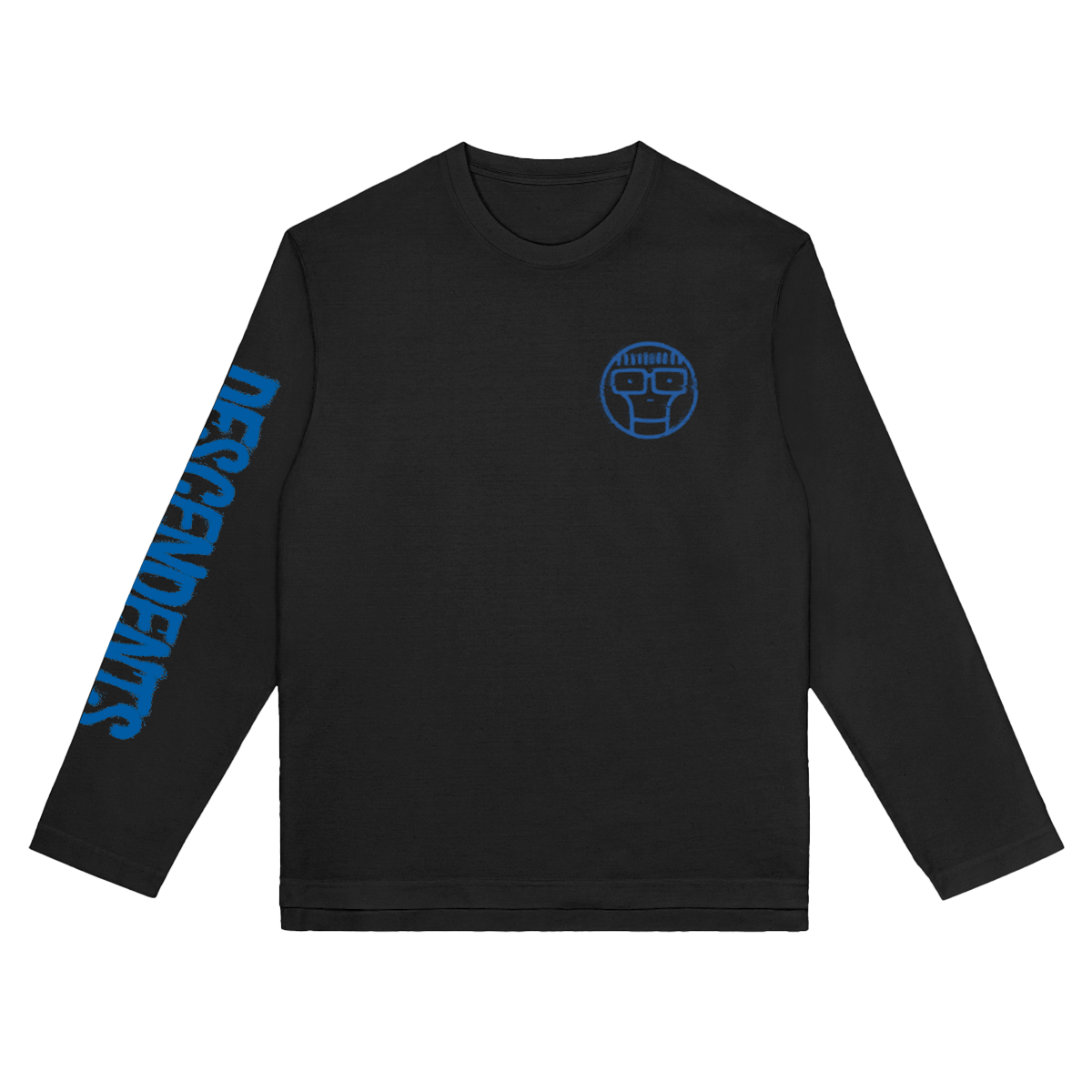 Polera Manga Larga Oficial Descendents - Spray Repeater - Negro