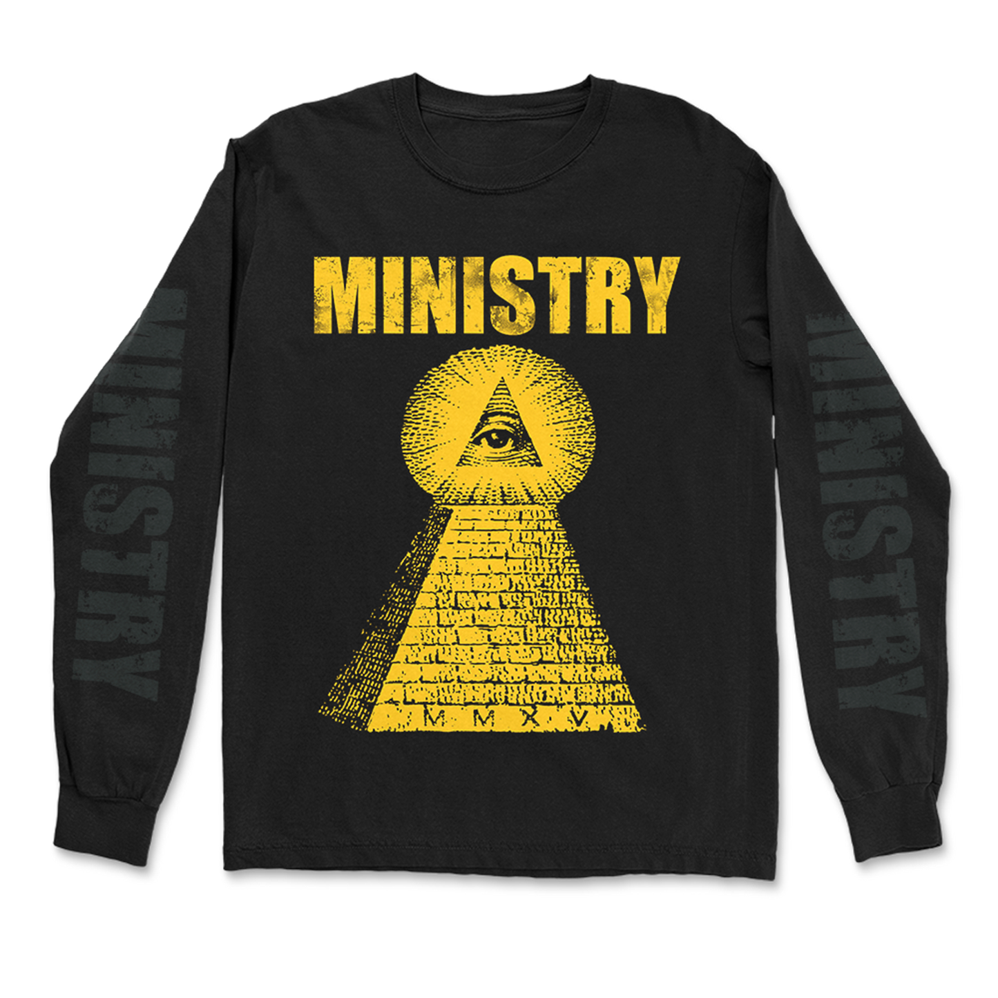 Polera Manga Larga Oficial Ministry - Pyramid - Negro