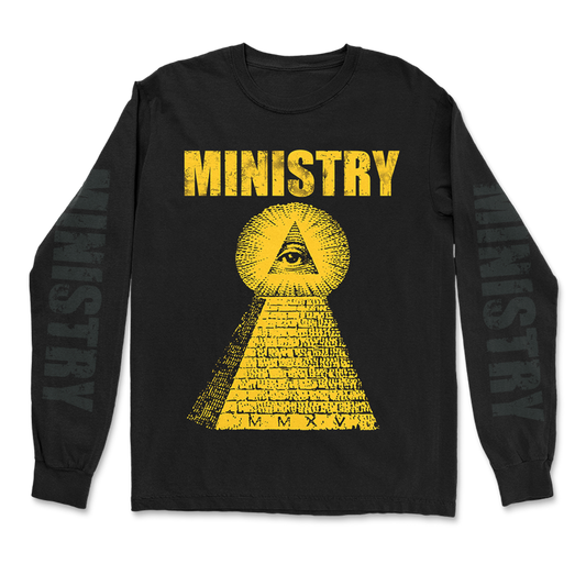 Polera Manga Larga Oficial Ministry - Pyramid - Negro