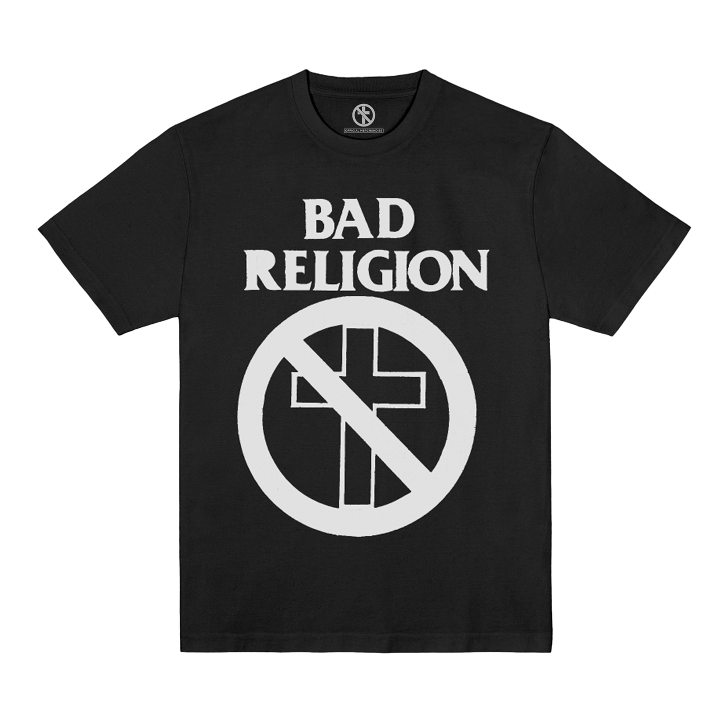 Polera Oficial Bad Religion - Crossbuster Black - Negro