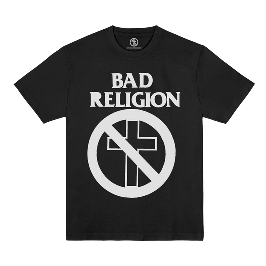 Polera Oficial Bad Religion - Crossbuster Black - Negro