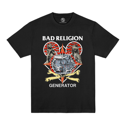 Polera Oficial Bad Religion - Generator Blindfolded - Negro