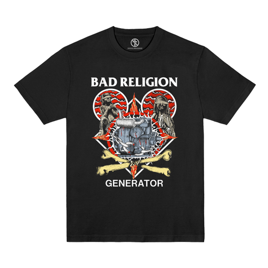 Polera Oficial Bad Religion - Generator Blindfolded - Negro