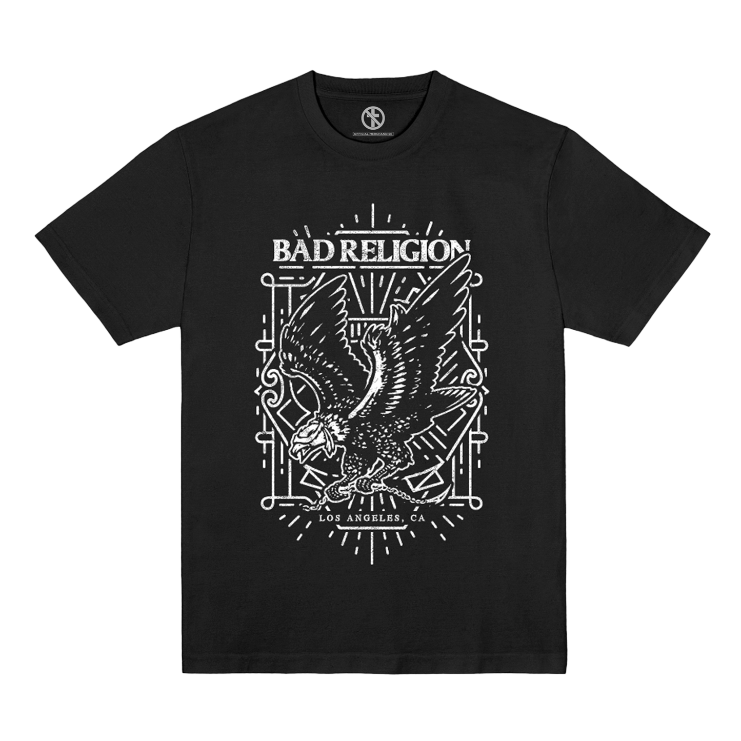Polera Oficial Bad Religion - Liberty - Negro