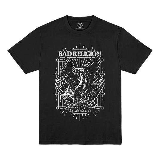 Polera Oficial Bad Religion - Liberty - Negro
