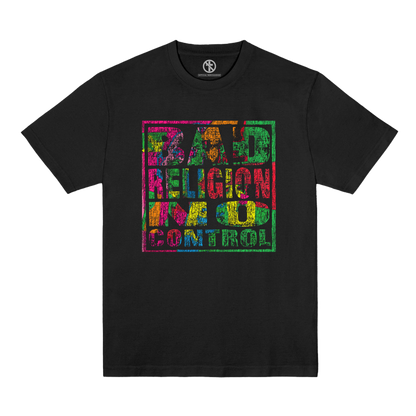 Polera Oficial Bad Religion - No Control - Negro