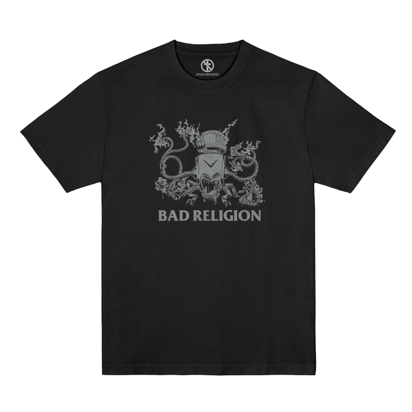 Polera Oficial Bad Religion - Robot Generator - Negro
