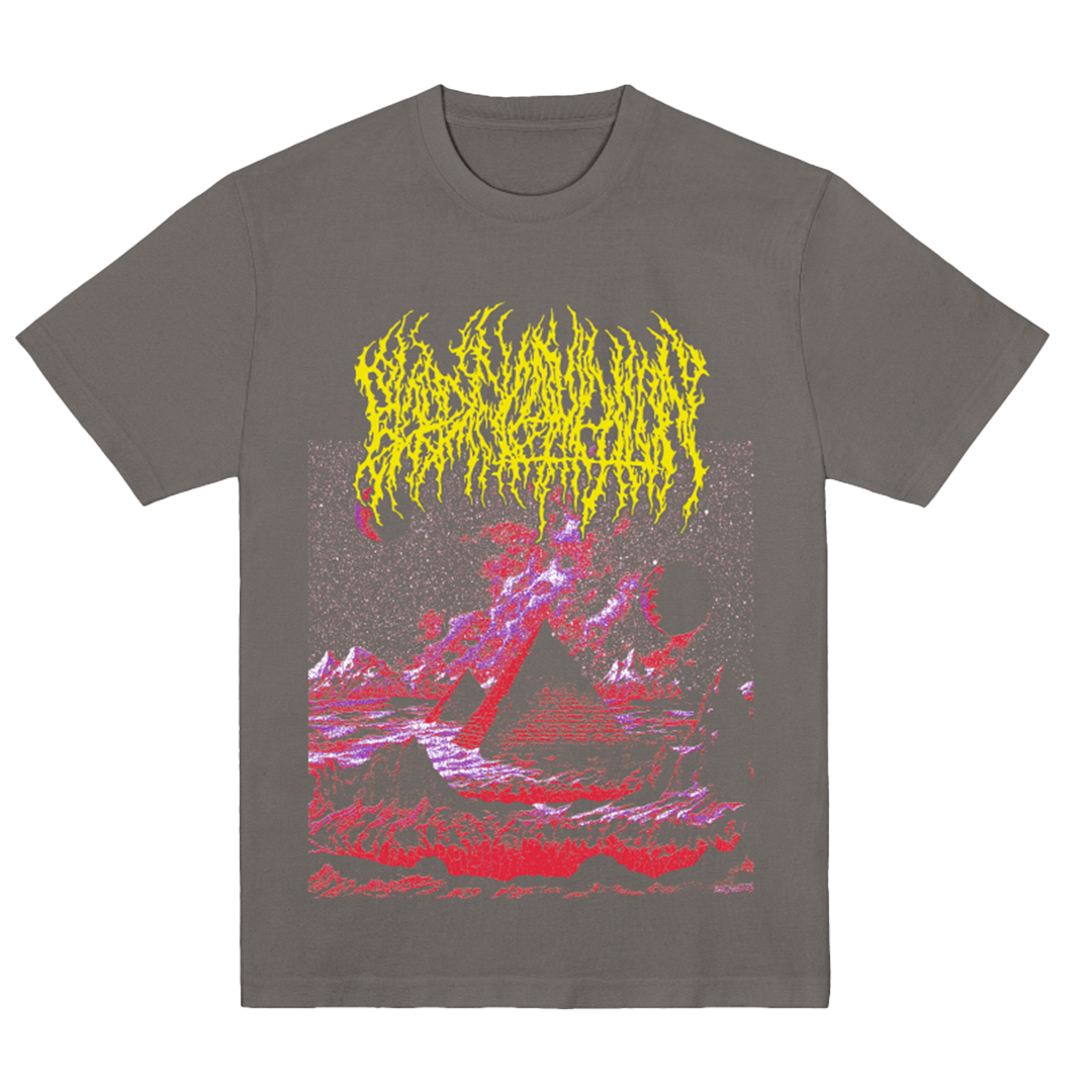 Polera Oficial Blood Incantation - Absolute Elsewhere Depth - Gris