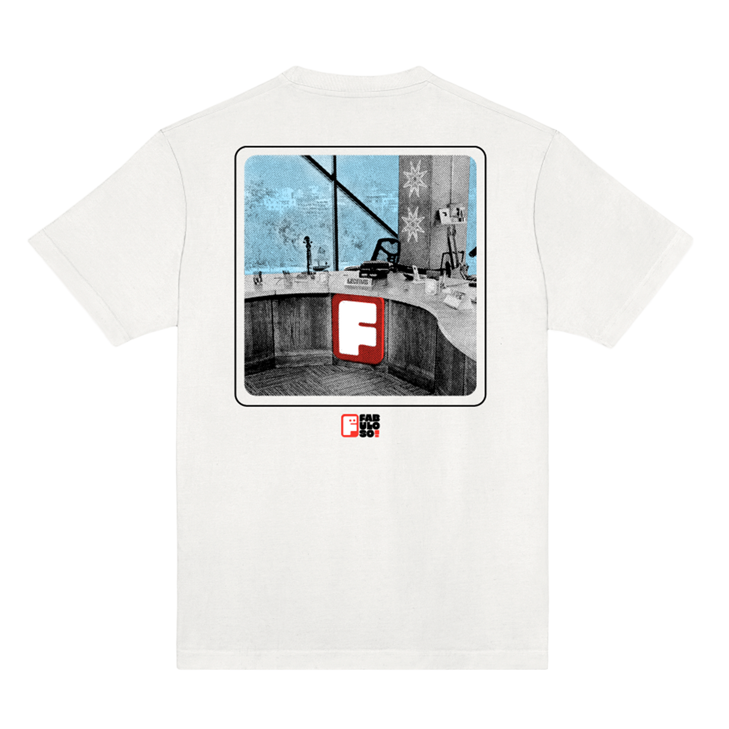 Polera Oficial Fabuloso - Estudio Fabuloso - Blanco