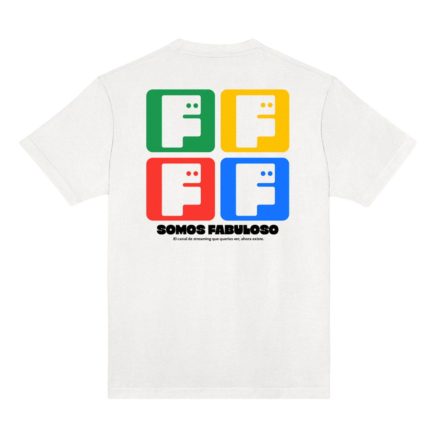 Polera Oficial Fabuloso - Somos Fabuloso - Blanco