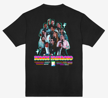 Polera Oficial Fabuloso - Somos Fabuloso - Negro