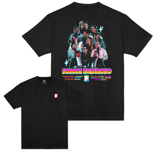Polera Oficial Fabuloso - Somos Fabuloso - Negro