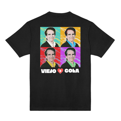 Polera Oficial Fabuloso - Viejo Cola - Negro
