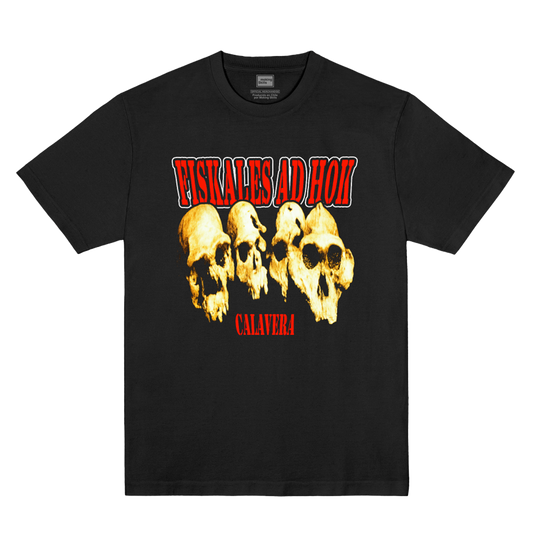 Polera Oficial Fiskales Ad-Hok - Calaveras - Negro