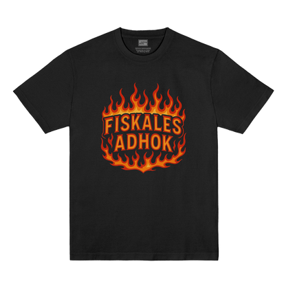 Polera Oficial Fiskales Ad-Hok - Fuego - Negro