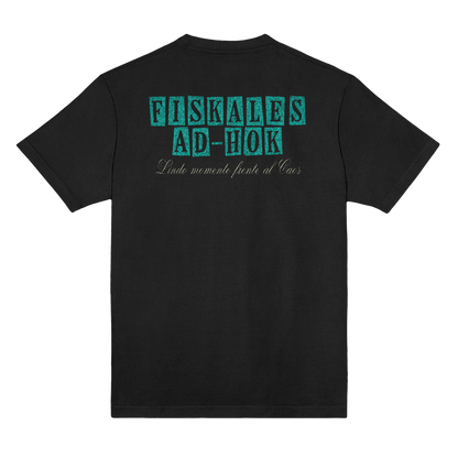 Polera Oficial Fiskales Ad-Hok - Lindo Momento Frente al Caos - Negro