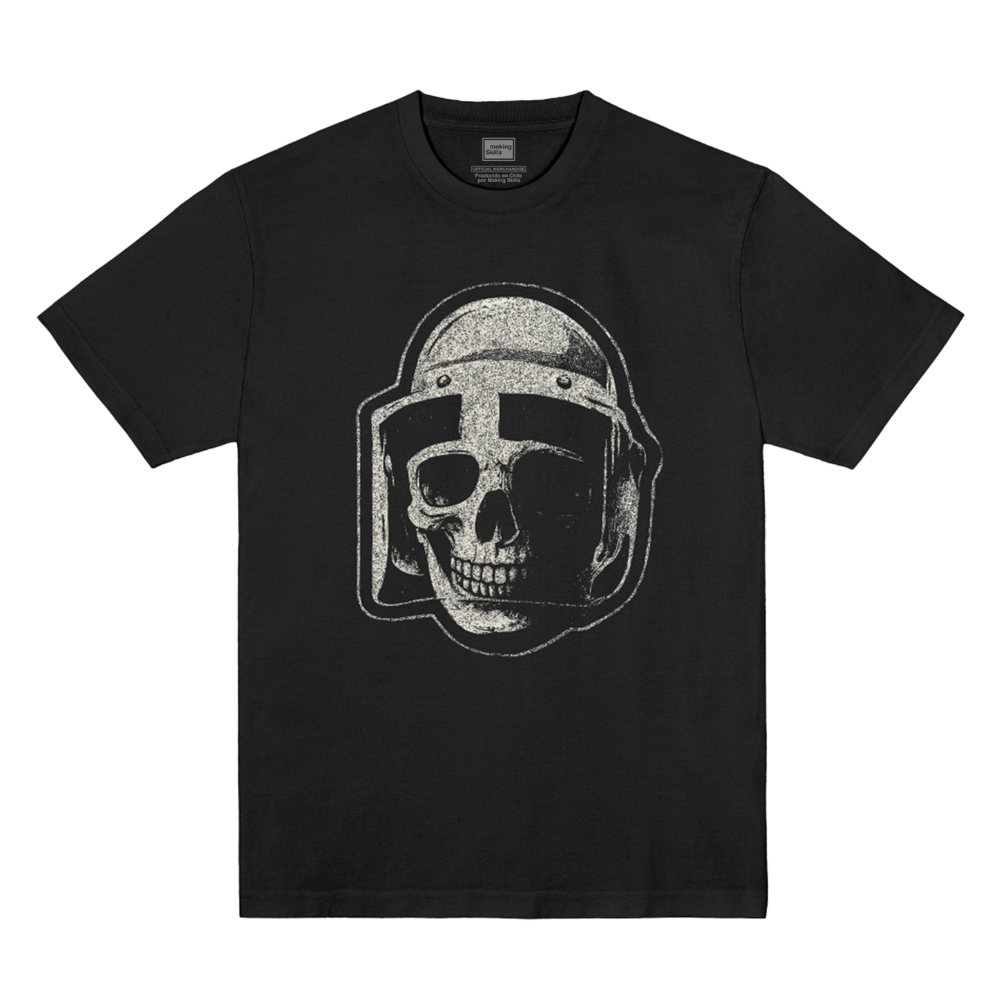 Polera Oficial Fiskales Ad-Hok - Lindo Momento Frente al Caos - Negro
