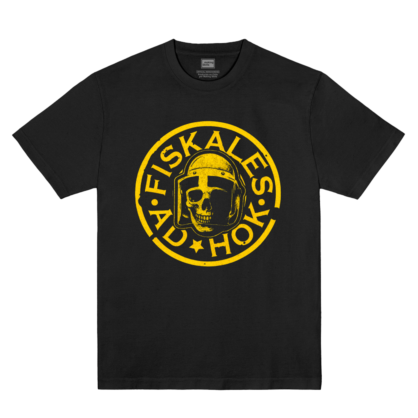 Polera Oficial Fiskales Ad-Hok - Logo Lindo Momento - Negro