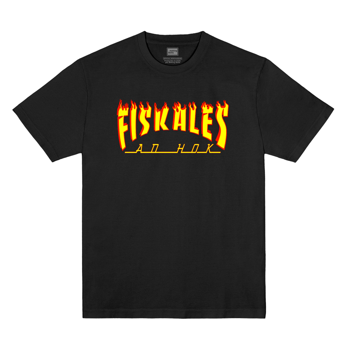 Polera Oficial Fiskales Ad-Hok - Trasher - Negro