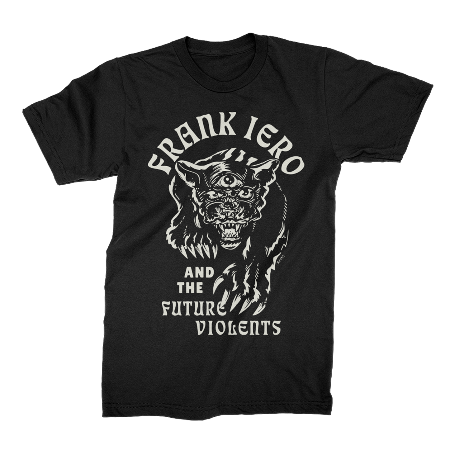 Polera Oficial Frankie Iero - Boss Panther - Negro