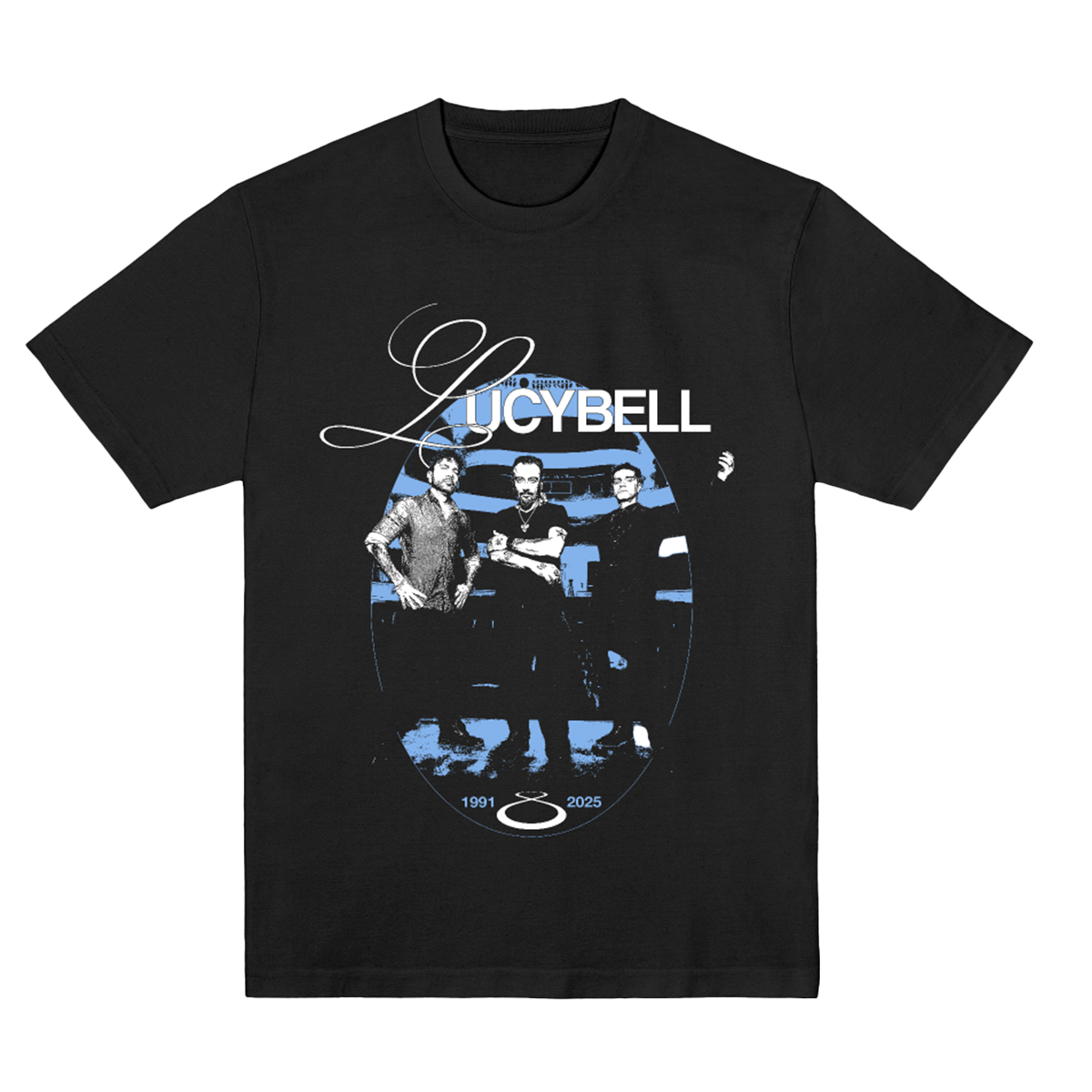 Polera Oficial Lucybell - Power Trio - Negro