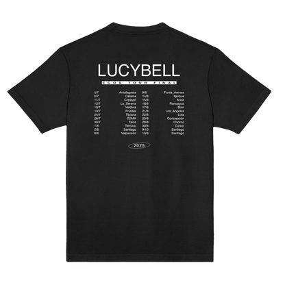 Polera Oficial Lucybell - Ecos Tour Final - Negro