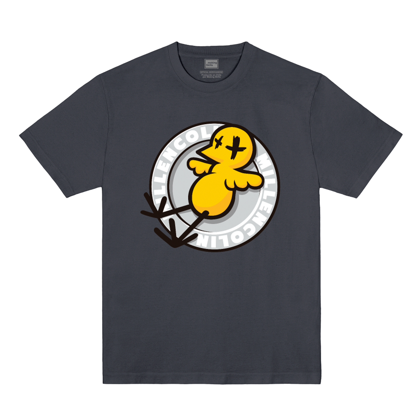 Polera Millencolin Oficial - Life on a Plate - Gris Oscuro