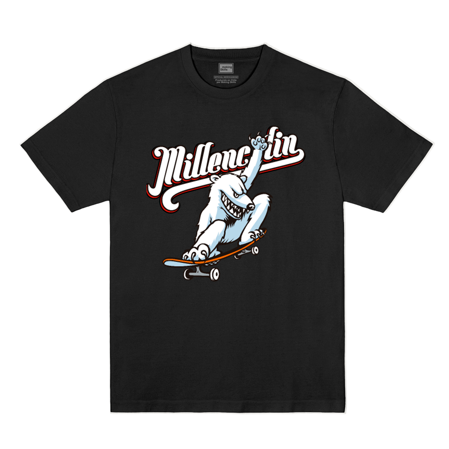 Polera Millencolin Oficial - Melancholy Bear - Negro