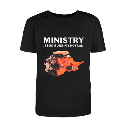 Polera Oficial Ministry - Jesus Built my Hotrod - Negro