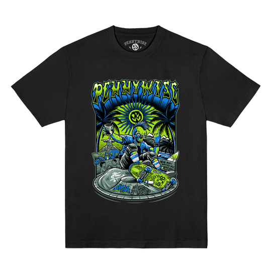 Polera Oficial Pennywise Southamerican Tour - Negro