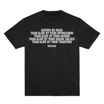 Polera Oficial Refused - RBD - Negro